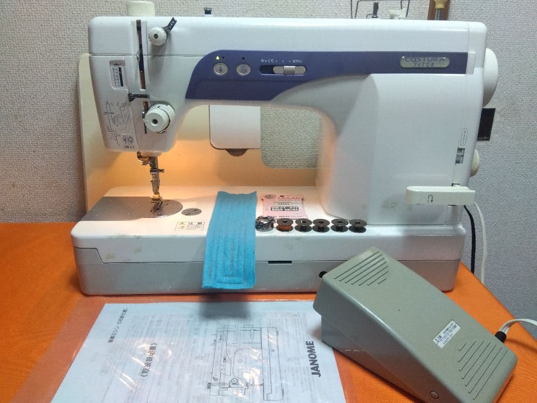 chamさま専用 整備調整済★ジャノメ 職業用ミシン 767DB