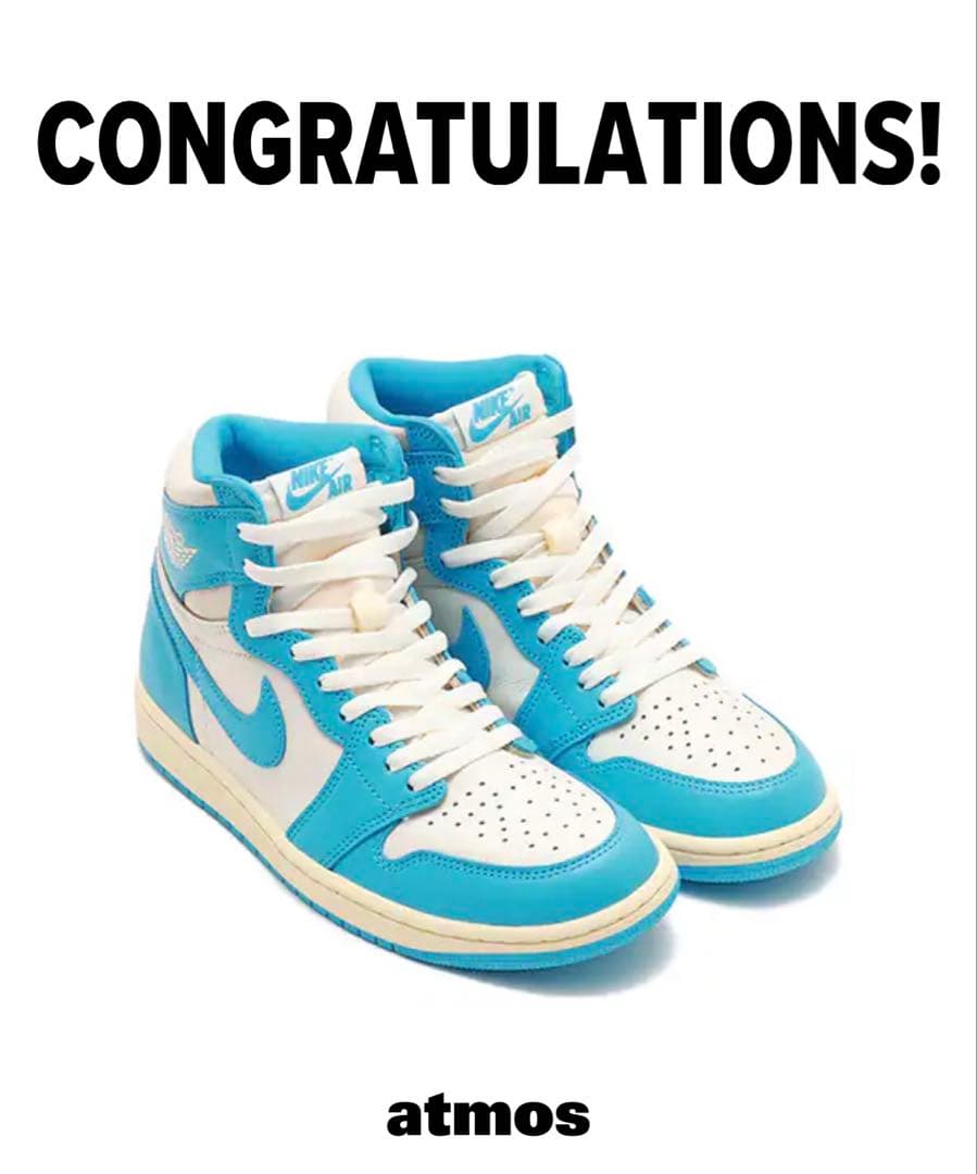 靴 Nike Air Jordan 1 High OG UNC Reimagined