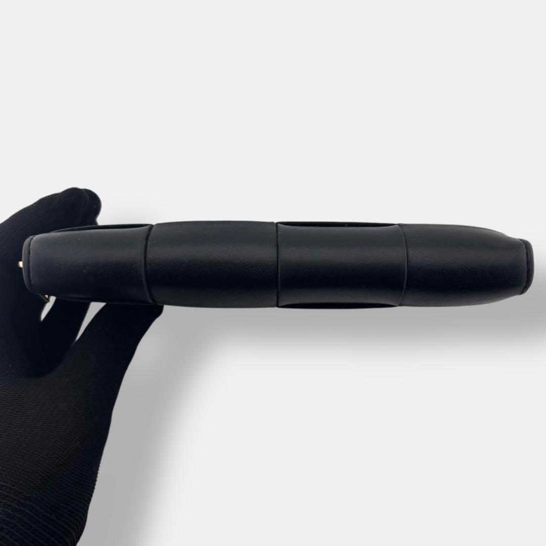 BOTTEGA VENETA ブラック キルティング 長財布