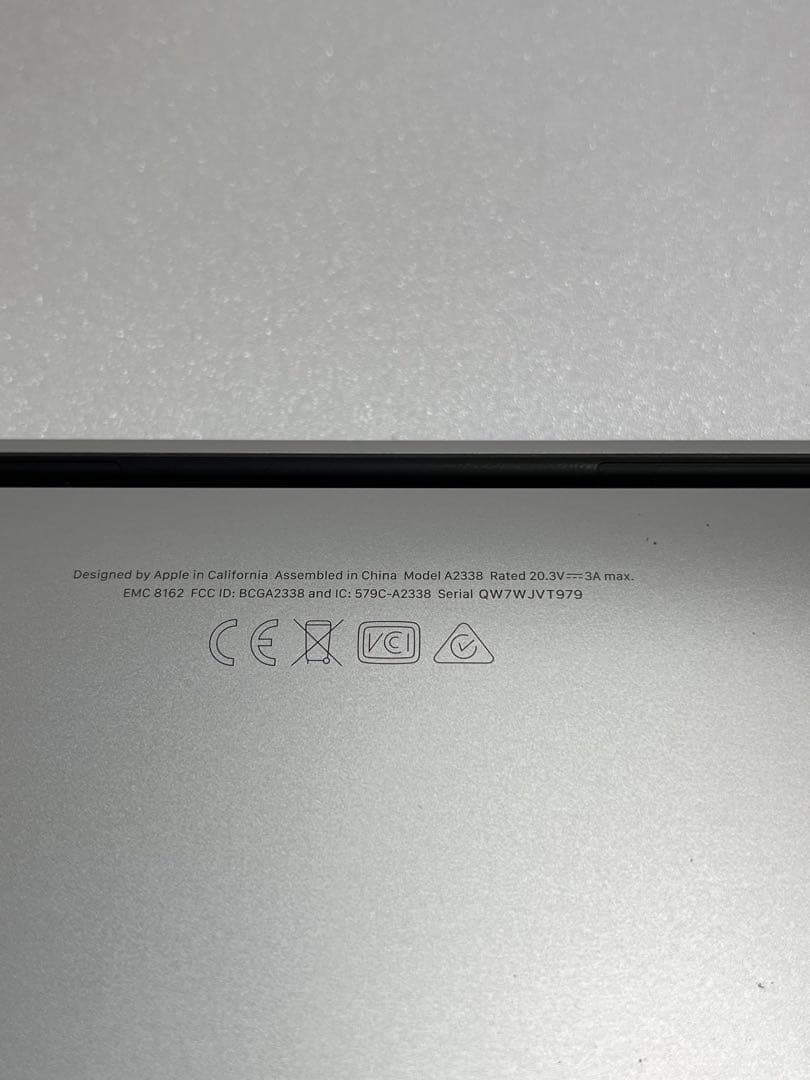 Apple MacBook Pro M2 13インチ 2022 1TB/16G