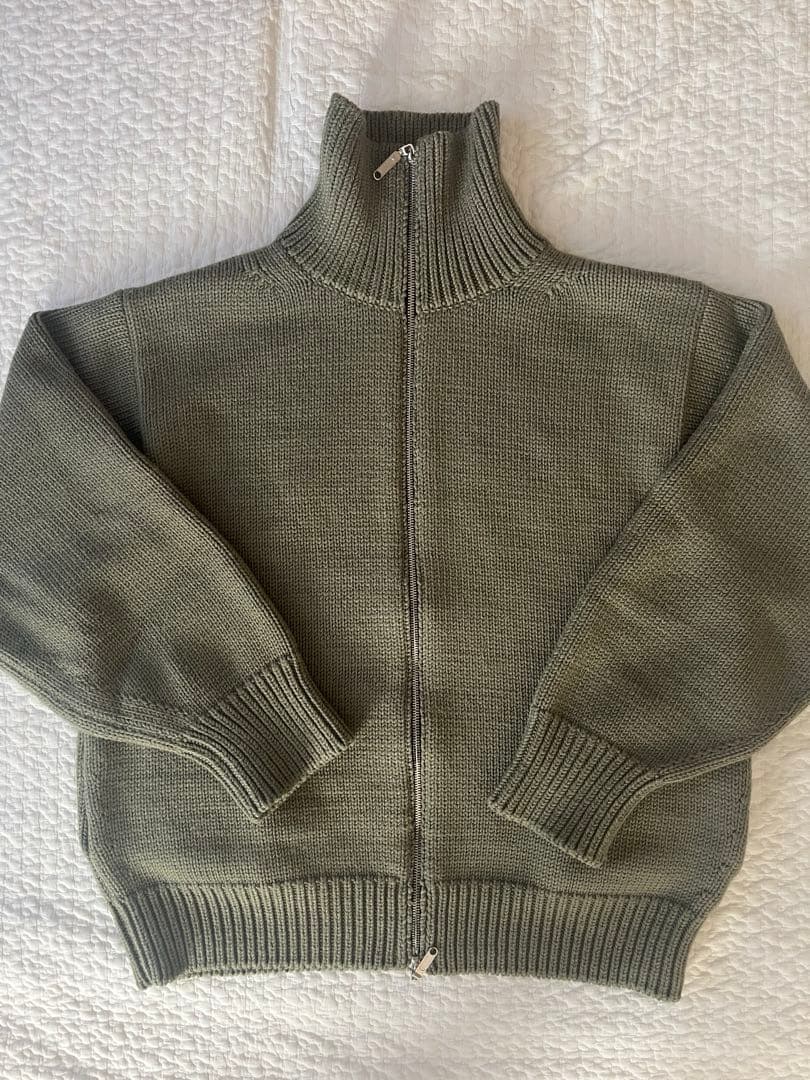 WOOSTED WOOL DS KNIT JACKET 別注品