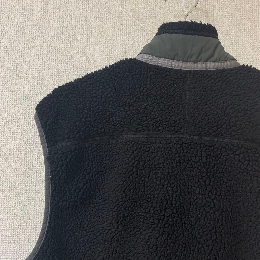 【超希少】Patagonia パタゴニア　ベスト　フリース　レトロX 黒　L