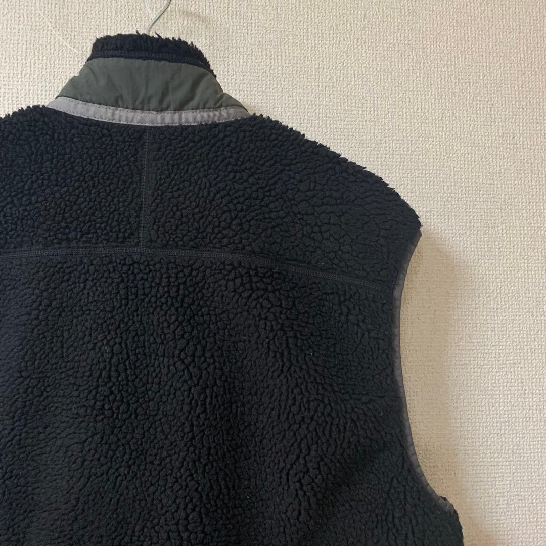 【超希少】Patagonia パタゴニア　ベスト　フリース　レトロX 黒　L