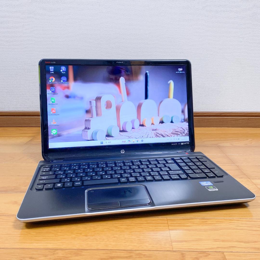 高性能Core i7 メモリ16GB SSD搭載 HPノートパソコン カメラ付