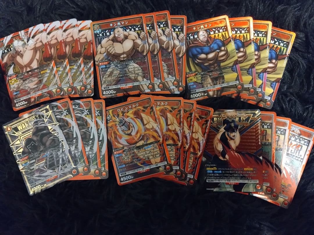 ユニオンアリーナキン肉マンSR以下4コン一部パラレル化