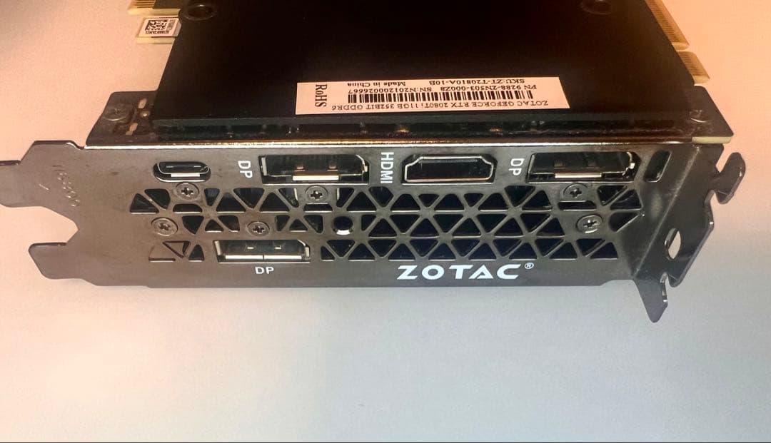 グラフィックボード・グラボ・ビデオカード ZOTAC GeForce RTX 2080 Ti