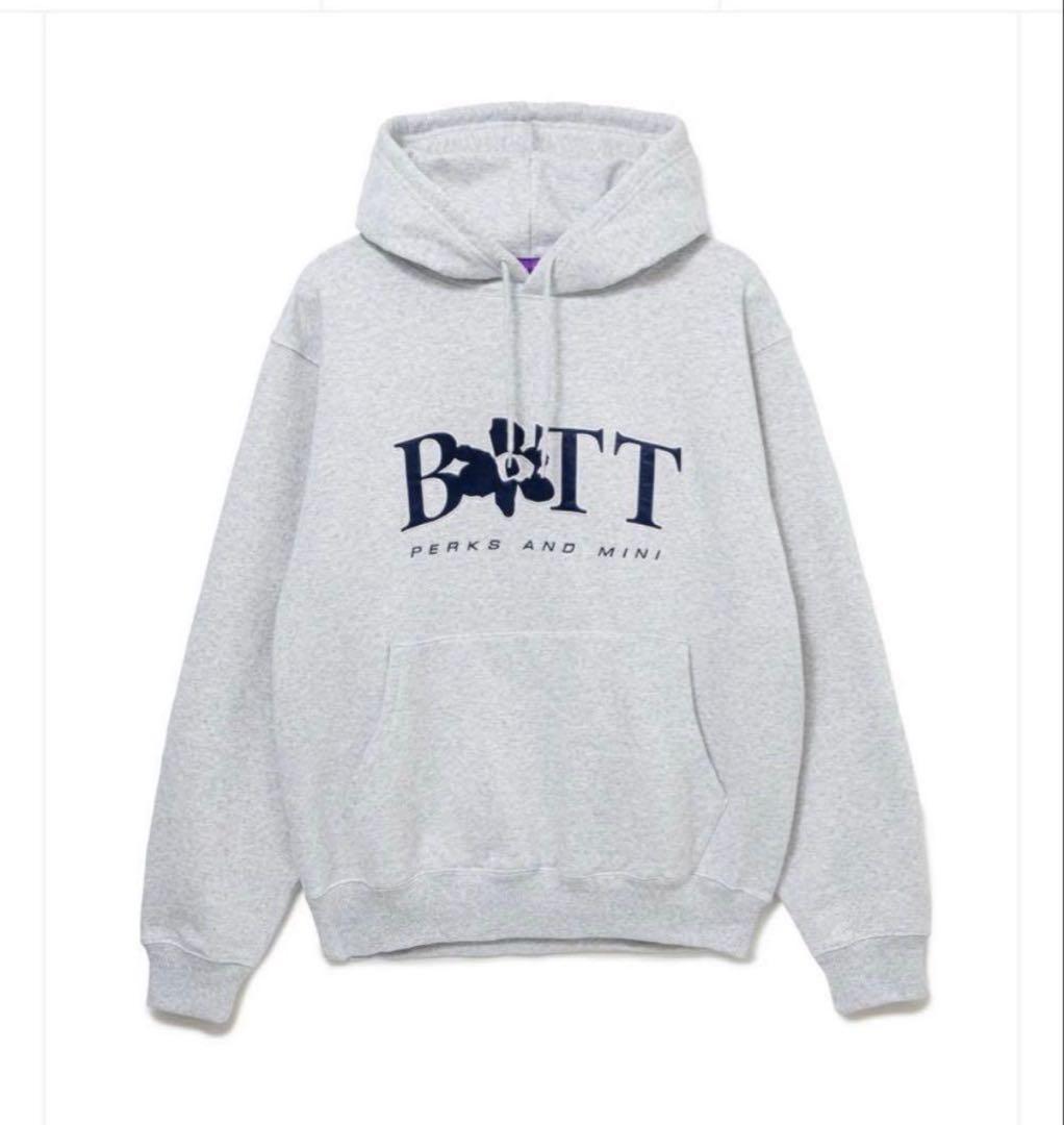 BOTT PERKS AND MINI グレー フード付きパーカー