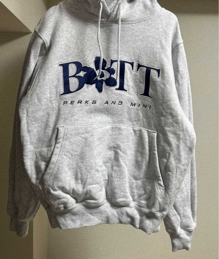 BOTT PERKS AND MINI グレー フード付きパーカー