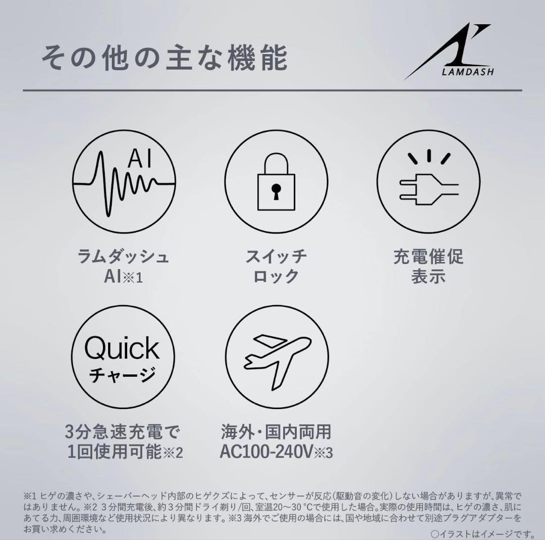 【新品　未使用】Panasonic メンズ電気シェーバー ES-LT8P