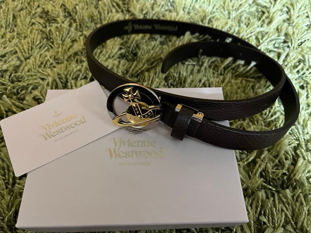 Vivienne Westwood ブラウンレザーベルト