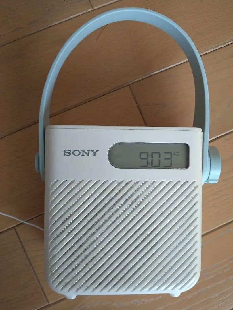 【中古品】SONY ポータブルラジオ FM/AMシャワーラジオ「ICF-S80」