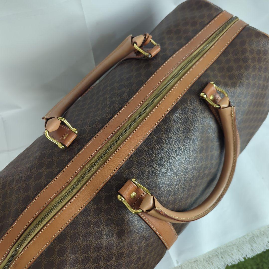 CELINE セリーヌ マカダム ボストンバッグ 旅行カバン 大容量