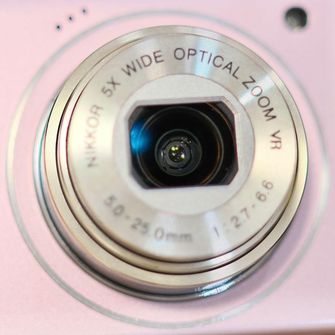 名機 動作品 平成レトロ Nikon COOLPIX S640 ピンク 元箱付き