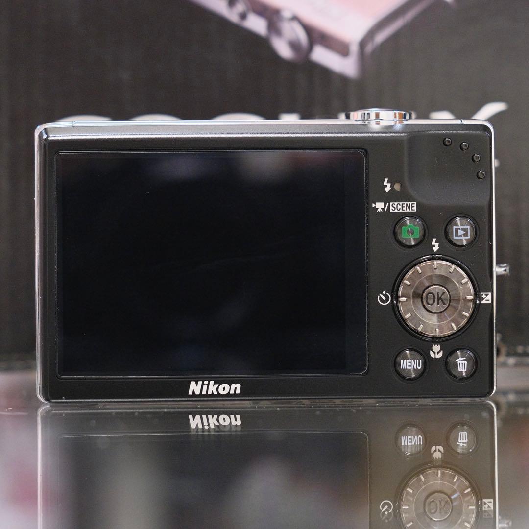 名機 動作品 平成レトロ Nikon COOLPIX S640 ピンク 元箱付き