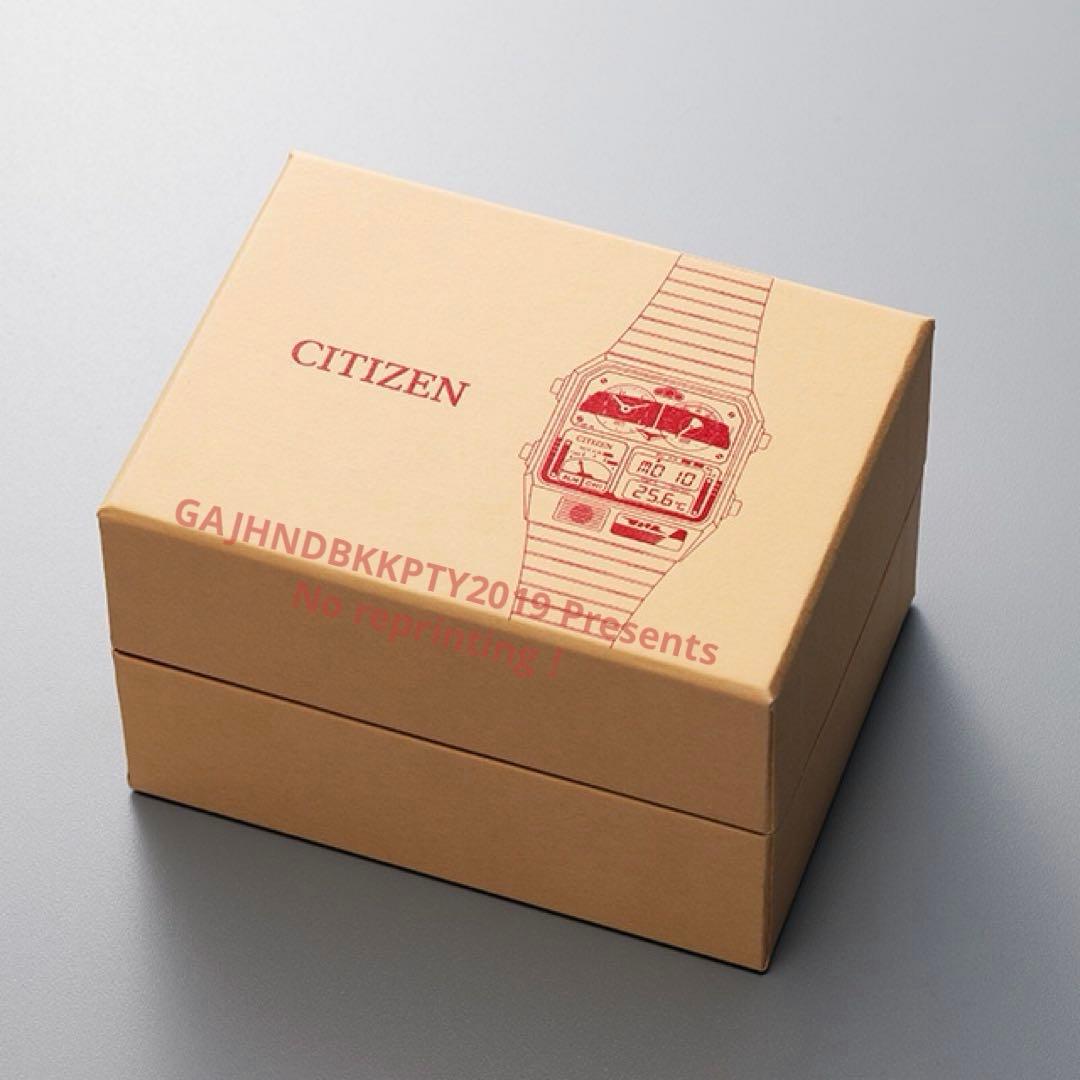 受注限定 アナデジテンプ 485系 特急ひたち 上野駅開業140周年 シチズン