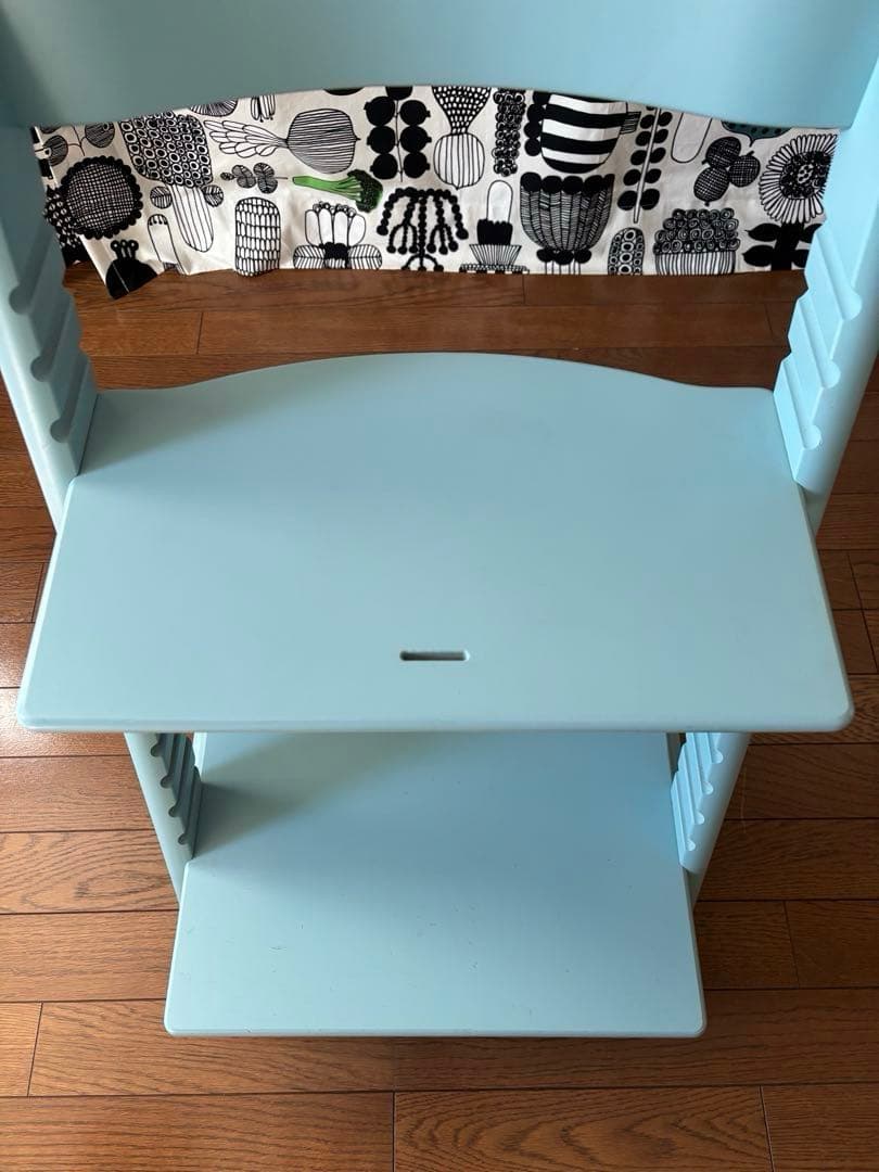 ストッケ　トリップトラップ　ベビーチェア　アクアブルー