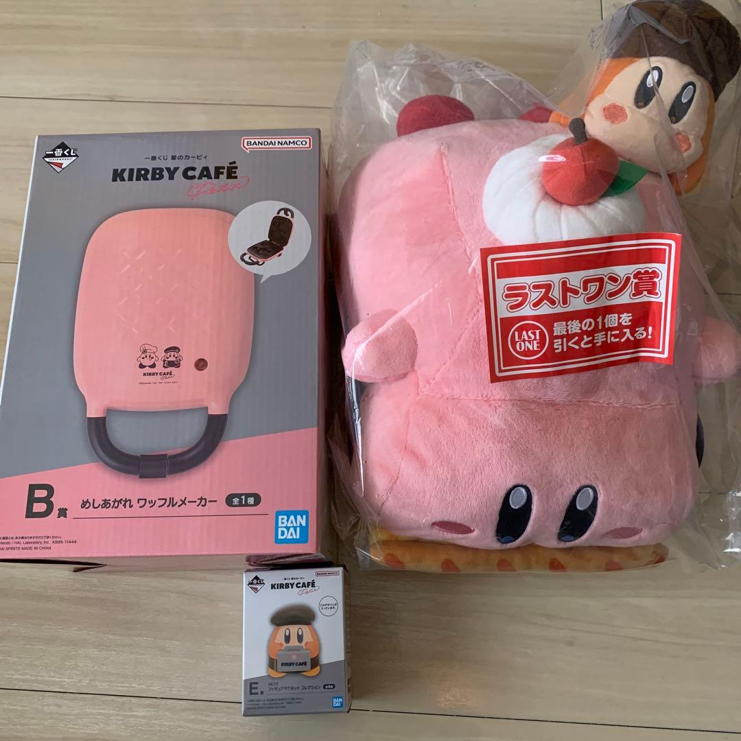 【新品未開封】星のカービィラストワン ぬいぐるみ B賞めしあがれワッフルメーカー