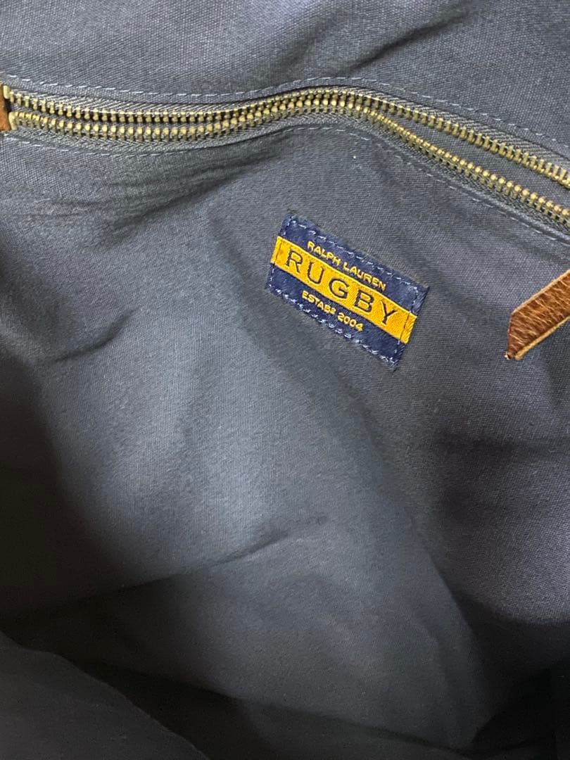 ラルフローレンラグビー トートバッグ　ネイビー