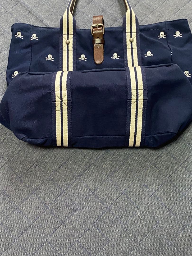 ラルフローレンラグビー トートバッグ　ネイビー