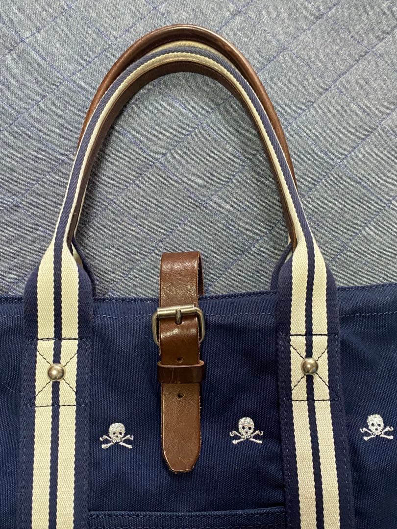 ラルフローレンラグビー トートバッグ　ネイビー