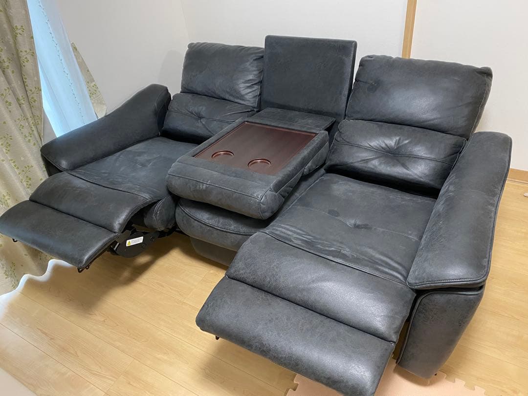 RELAX FORM バッジオ 3人掛け電動リクライニングソファ