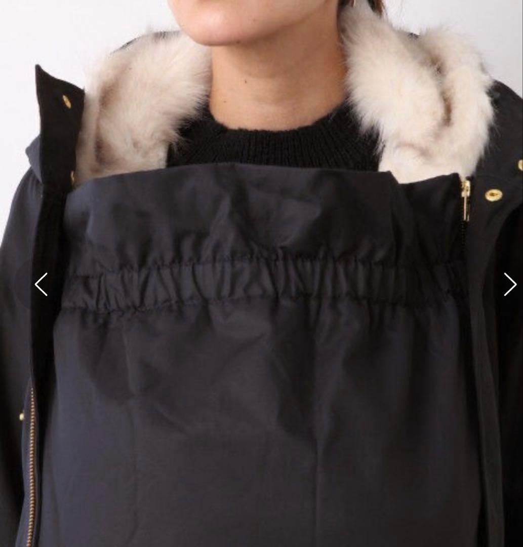 LEPSIM 【未使用タグ付】マタニティ　モッズコート ママコート　紺色