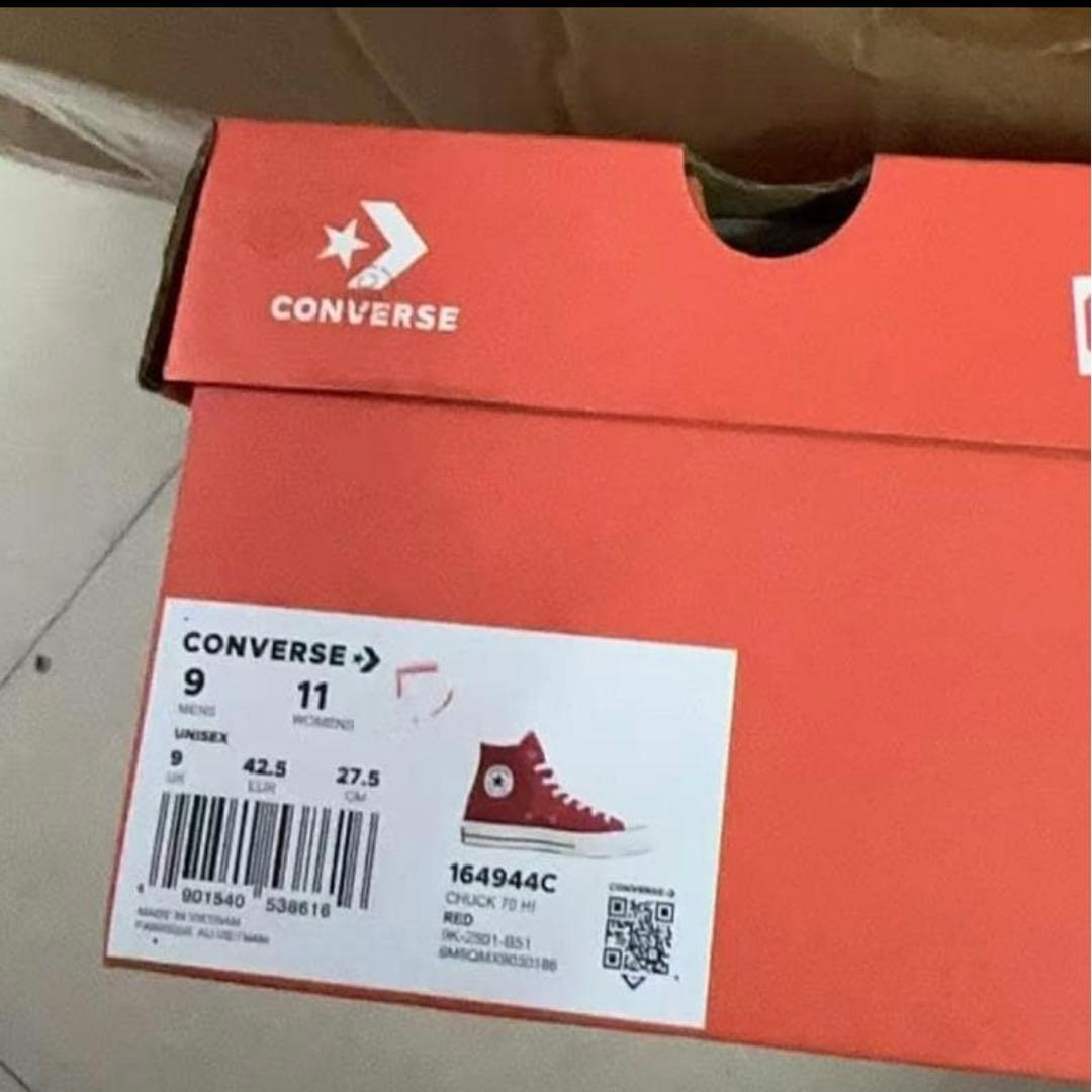 CONVERSE ALL STAR レッド ハイカット CT70