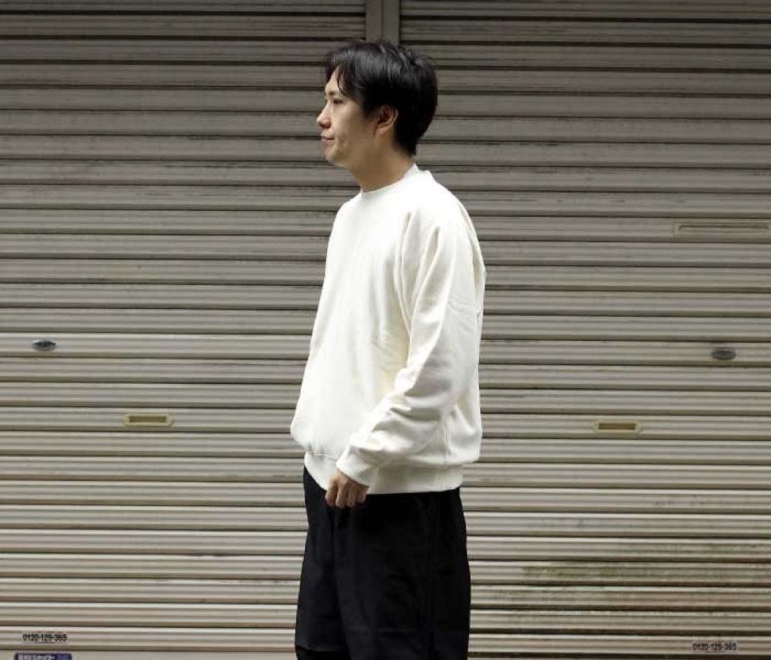 BATONER シームレス スウェット クルーネック サイズS バトナー 大きめ