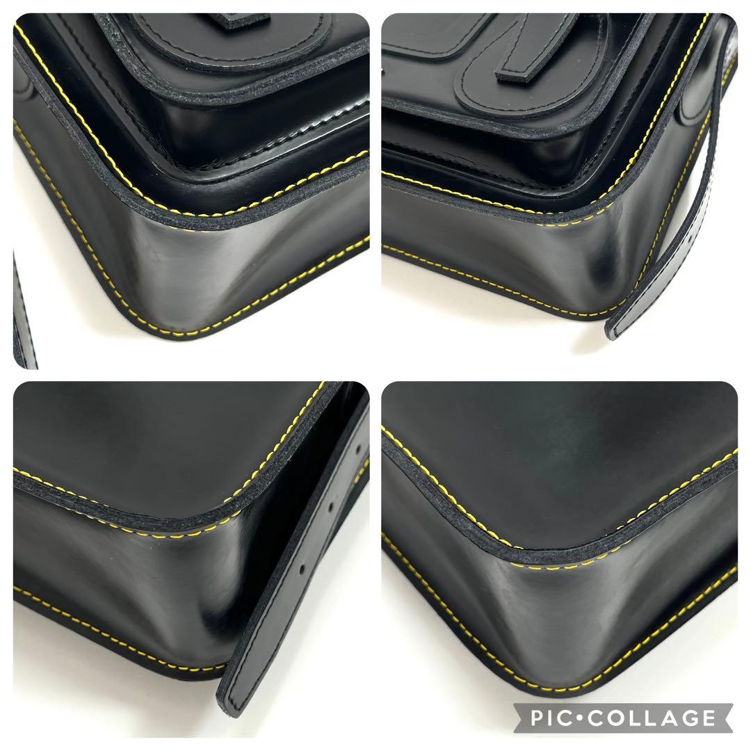 ドクターマーチン　ショルダーバッグ　レザー　サッチェルバッグ　クロスボディ