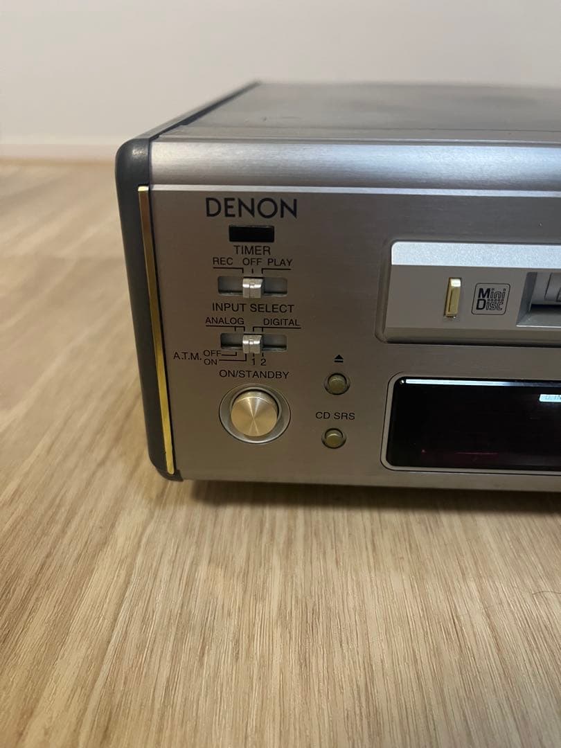 DENON デノン DMD-7.5L MDデッキ MDプレイヤー　リモコン付き