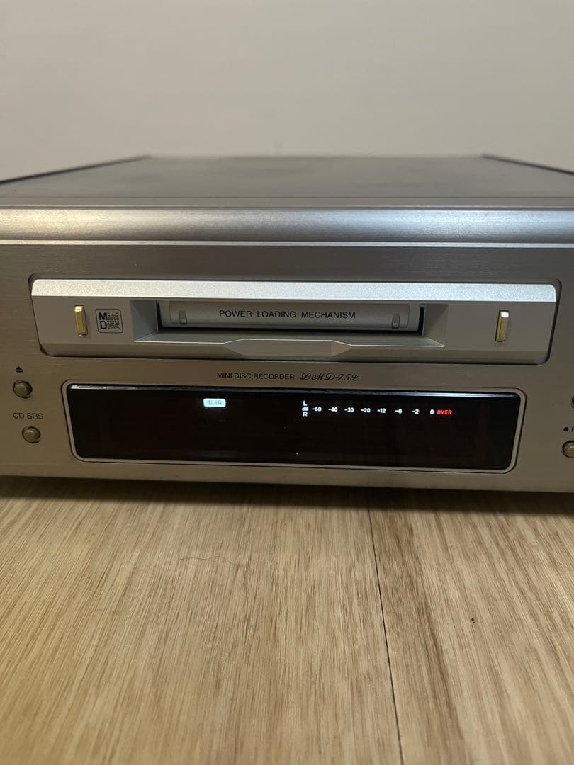 DENON デノン DMD-7.5L MDデッキ MDプレイヤー　リモコン付き