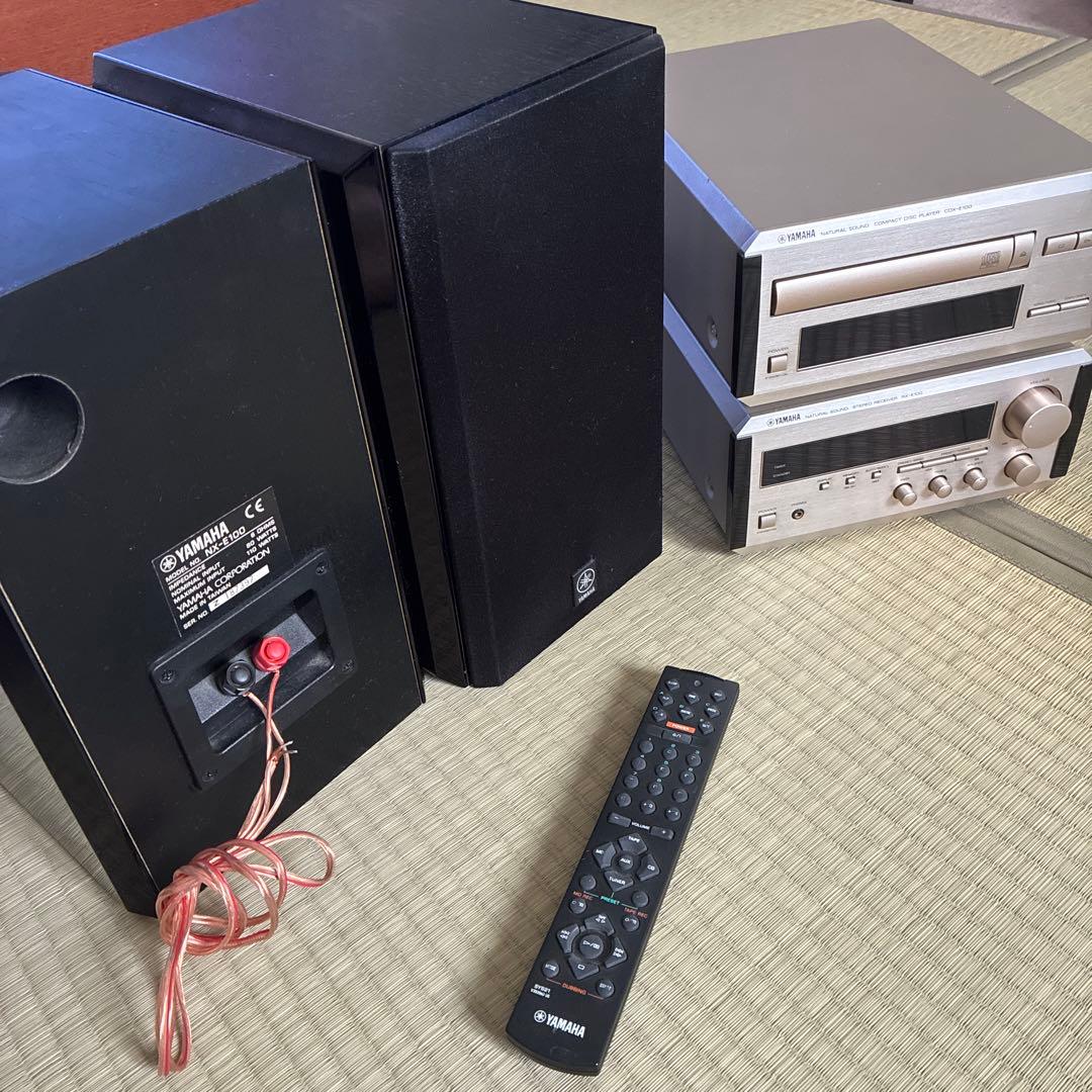ヤマハ CDプレーヤー CDX-E100 & ステレオレシーバー RX-E100