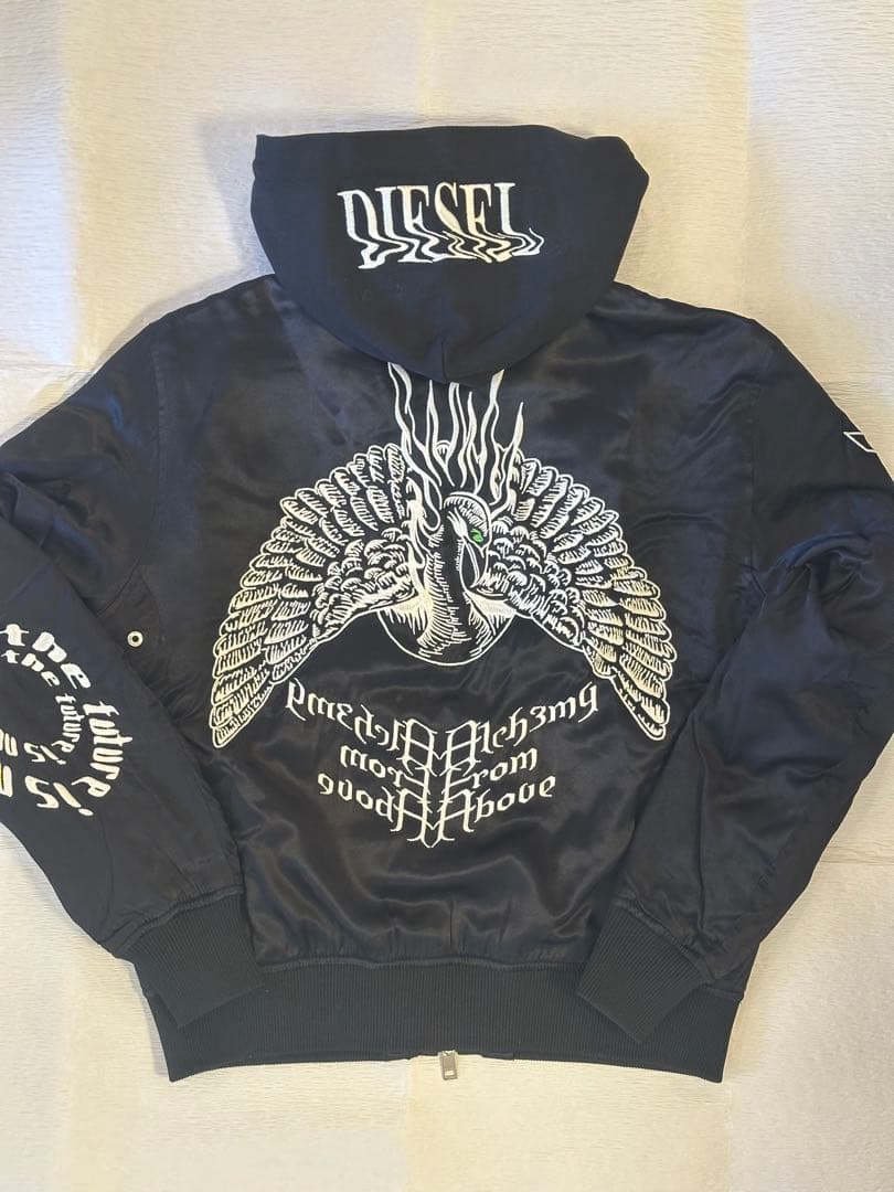 【SALE!!】DIESEL スーベニアジャケット刺繍 スカジャン メンズS相当