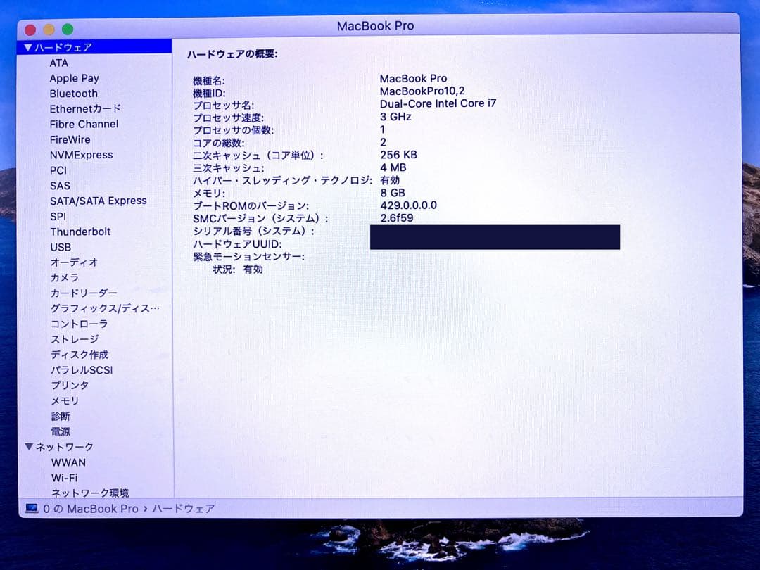 MacBook Pro (Retina13インチ 2013) SSD 768GB