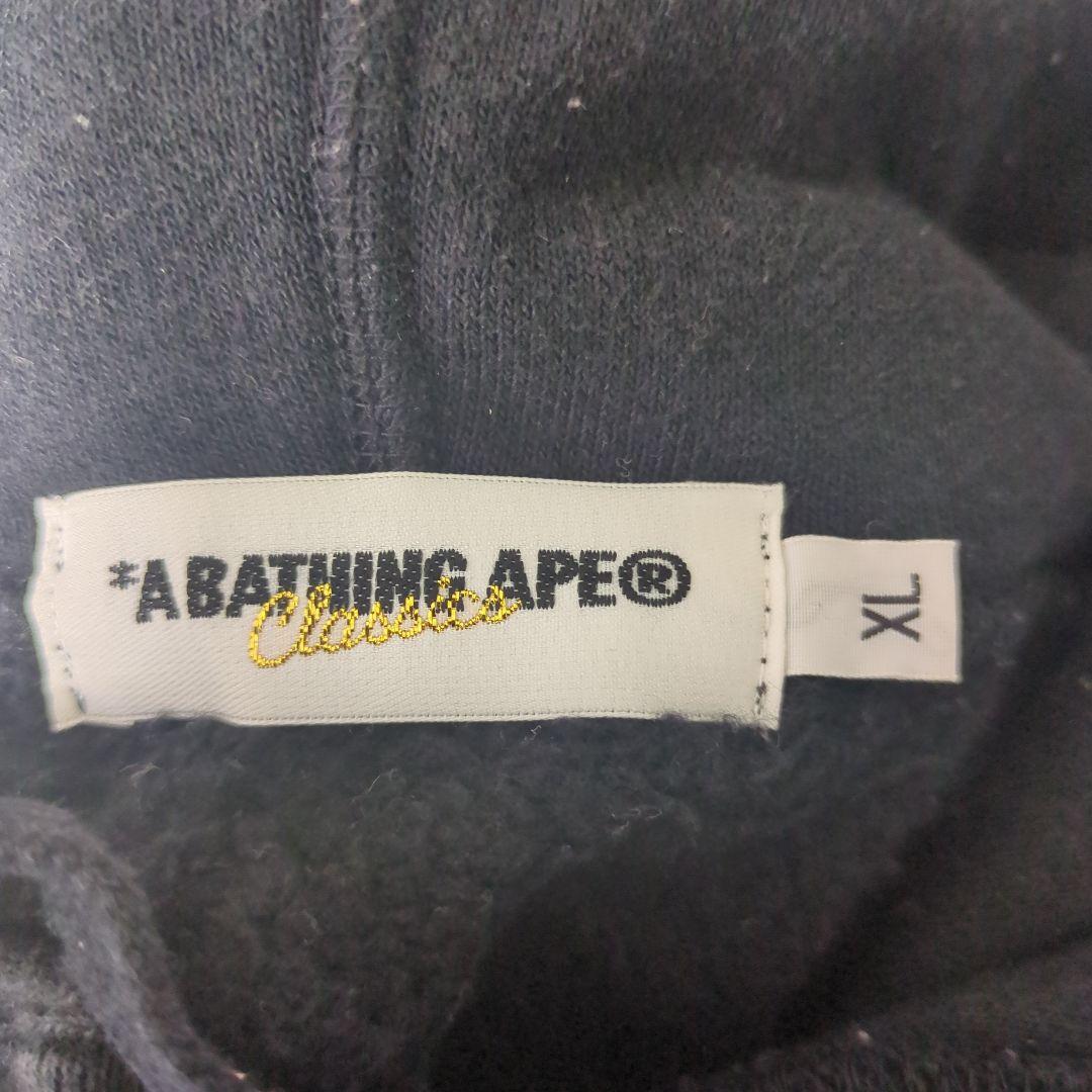 む*。様 A BATHING APE ブラック ジップアップパーカー