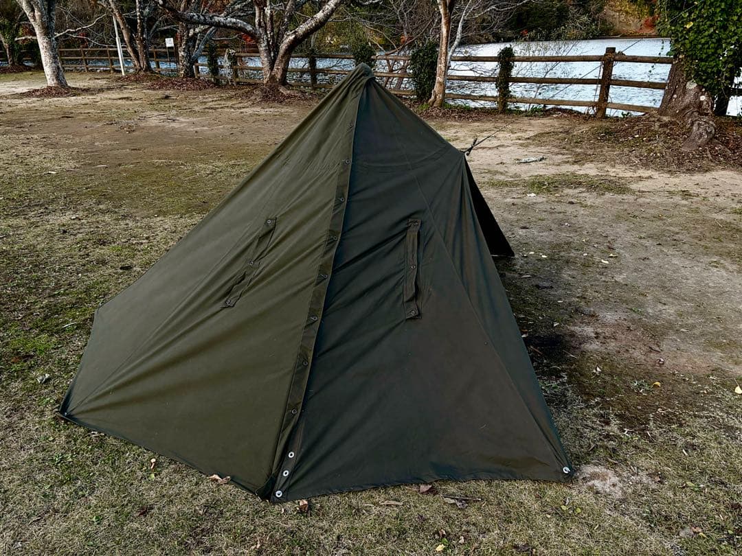 ポーランド軍幕(加工品)サイズ3 uesd