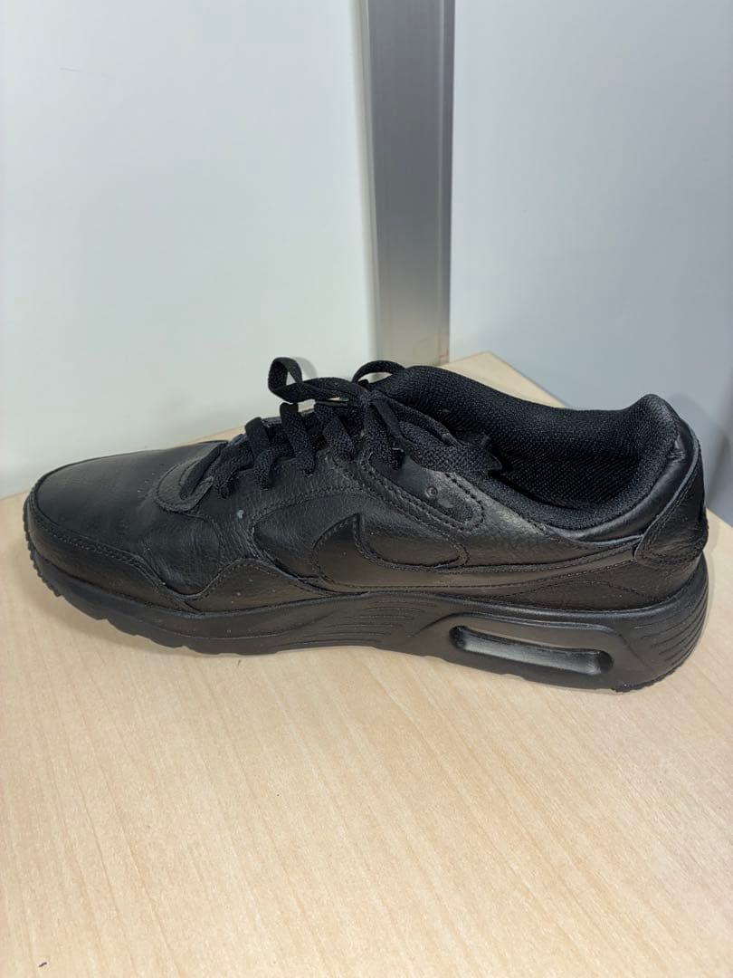 NIKE エアマックス SC LEA ブラック 黒 レザー