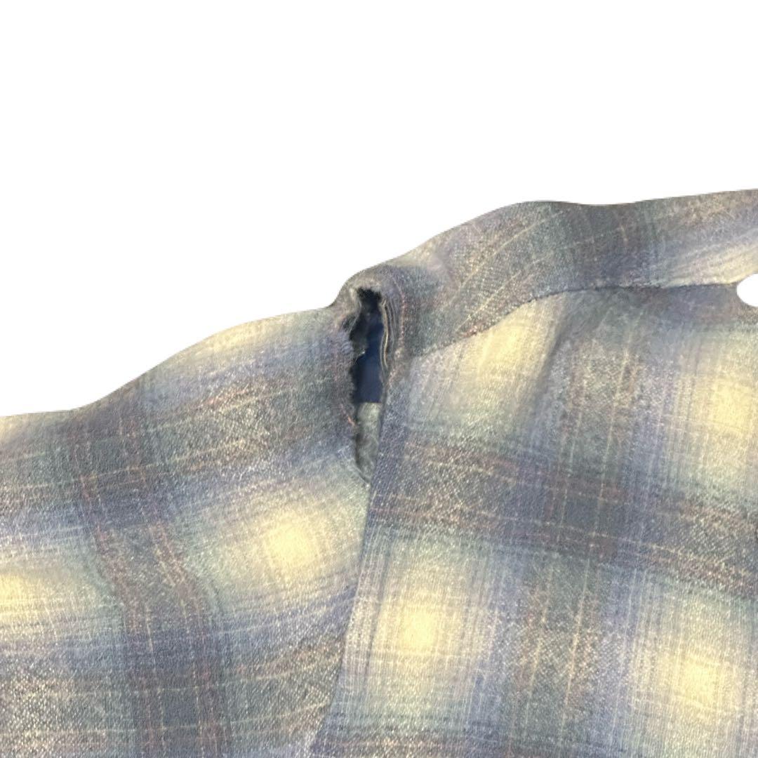 70s Pendleton オンブレチェックシャツ シャドーチェック