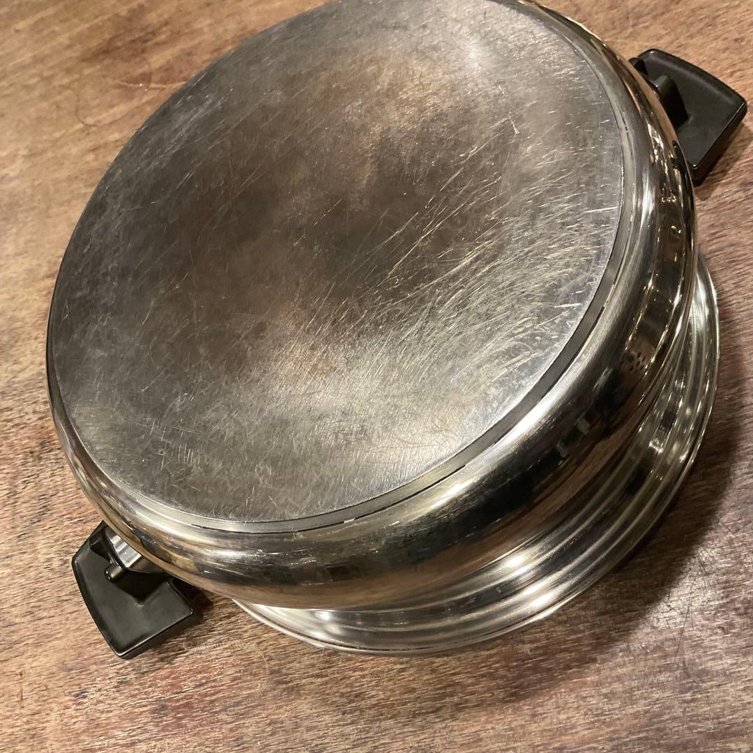 ロイヤルクイーン 6コート スチーマー 大 フライパン セット(IH対応)