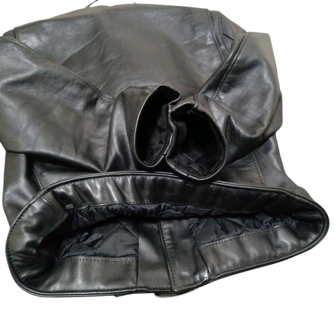 ✨schott two STAR キルティング ベルト付き ダブルライダース 黒