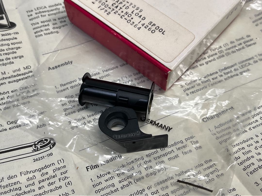 LEICA ライカ M3/M2/M1用 クイックローディングスプール 元箱付き