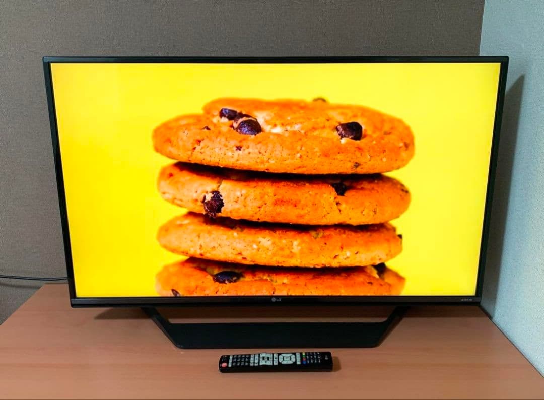 4k対応 LG スマートテレビ 43インチ 動画アプリ／地上波など 美品