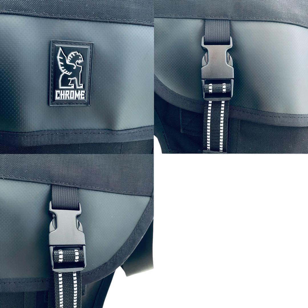 CHROME クローム【極美品】ミニメトロ オールブラック メッセンジャーバッグ
