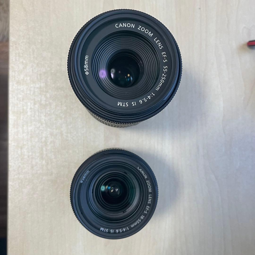 Canon ios kiss x9i 標準&望遠ダブルレンズセット フルセット