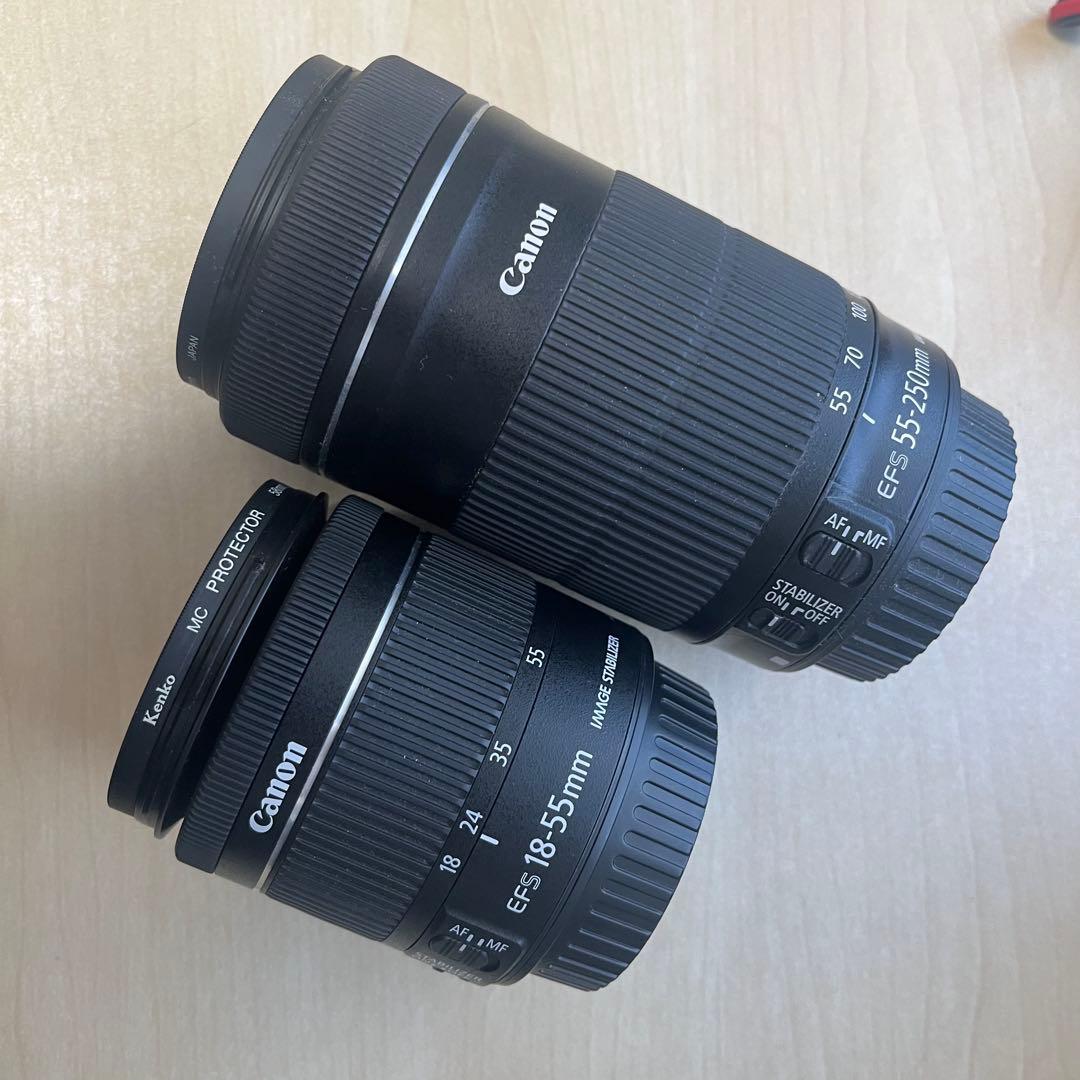 Canon ios kiss x9i 標準&望遠ダブルレンズセット フルセット