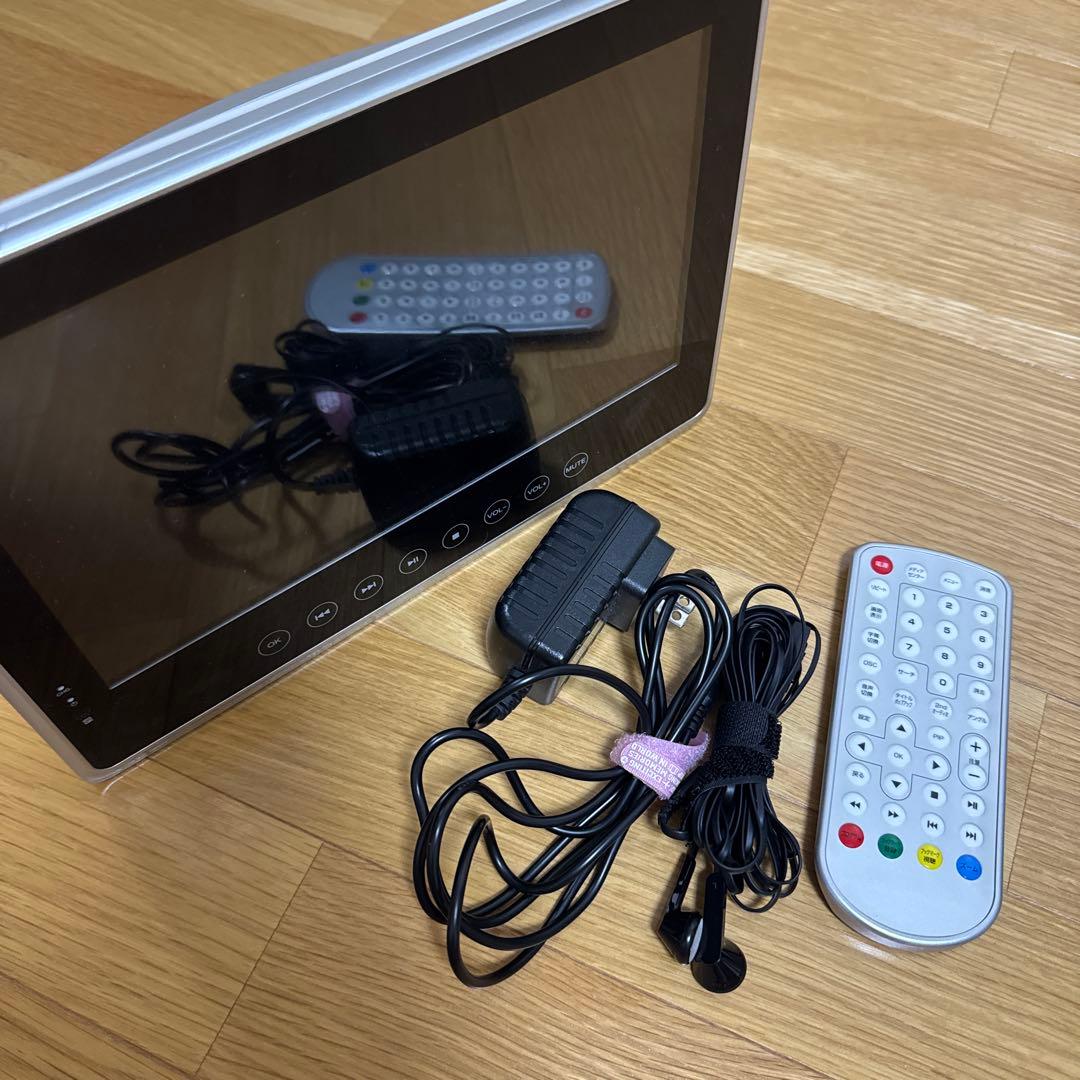 10インチ防水ポータブルBlu-rayプレイヤー イヤホン リモコン付き