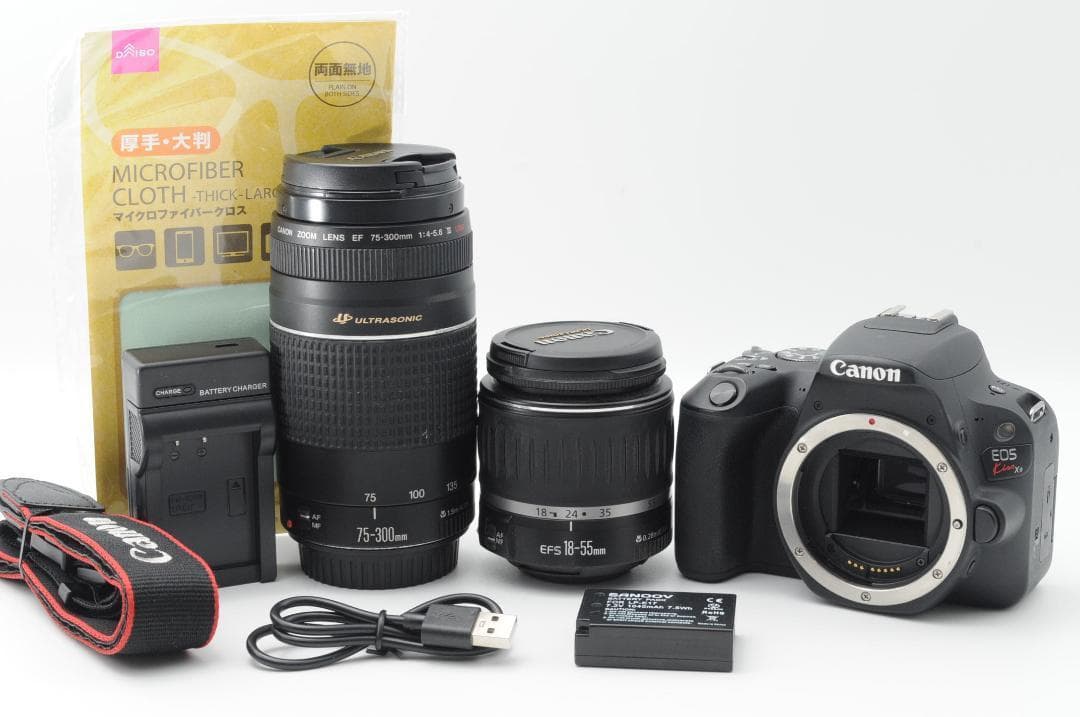 ☆ほぼ新品②☆新生活応援☆ Canon EOS Kiss x9 ダブルレンズ