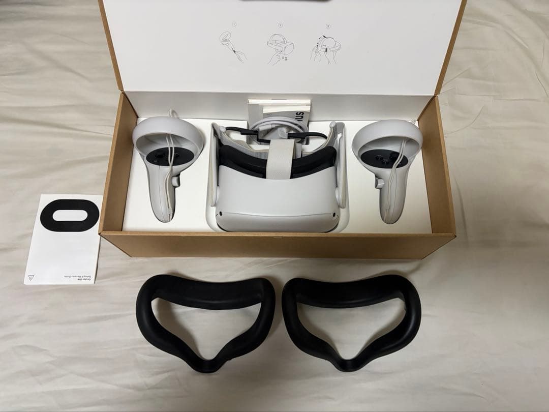  Quest 2 本体＋コントローラー＋付属品一式 初期化済み