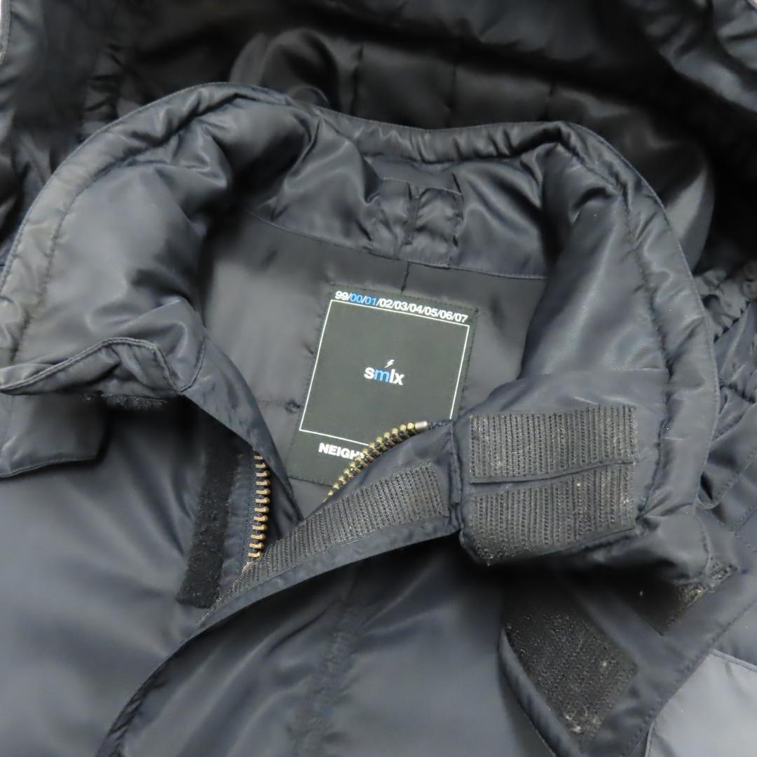 00AW NEIGHBORHOOD バイカラー ワイヤー モッズ ジップ コート