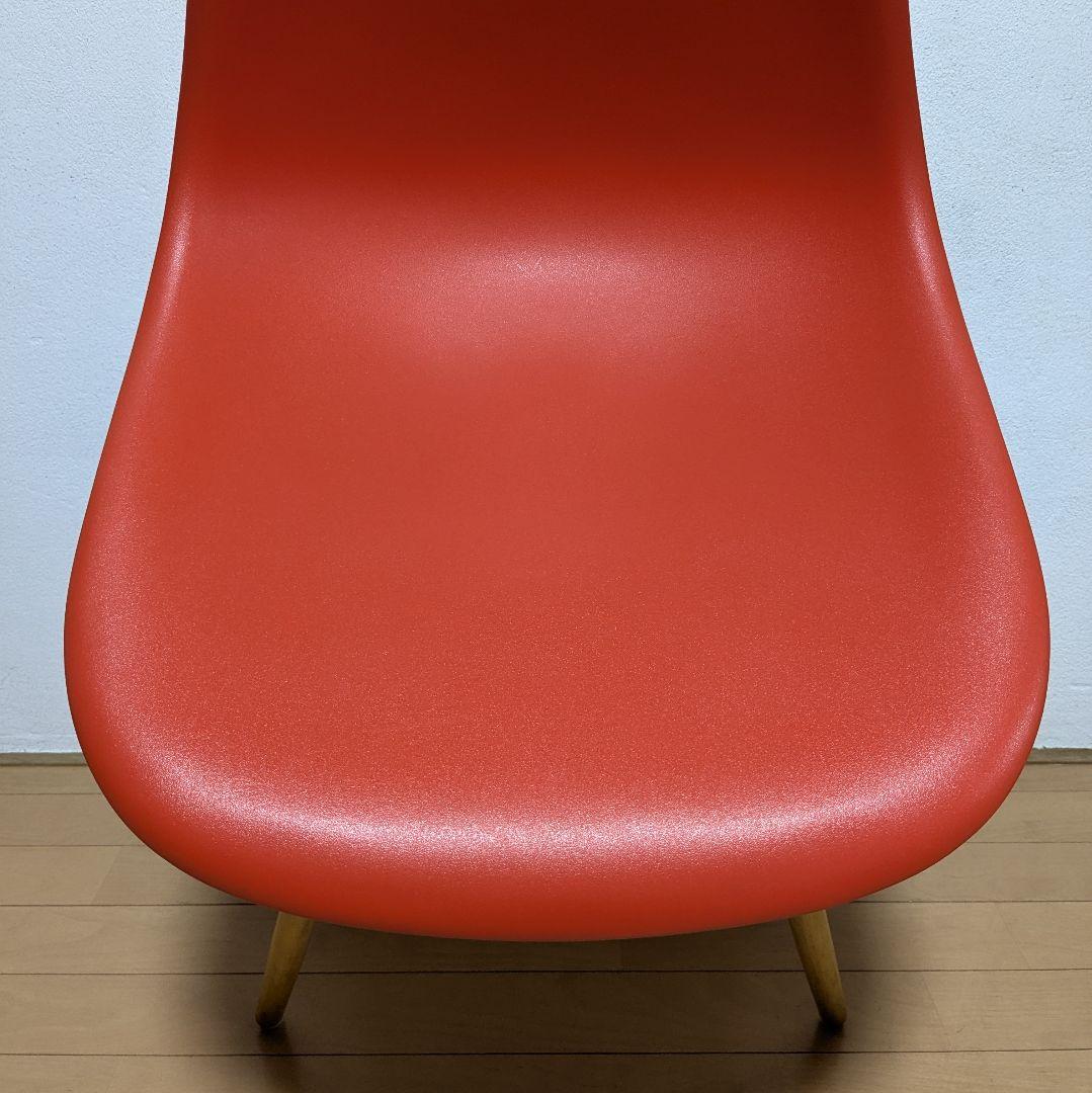 美品 正規品 ハーマンミラー イームズ シェル サイド チェア DSW レッド